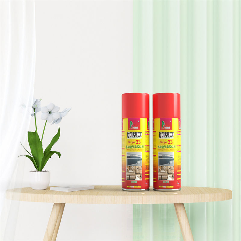 650ML Aerosol Spray Adhesive Aerosol Glue Spray Yellow Liquid
