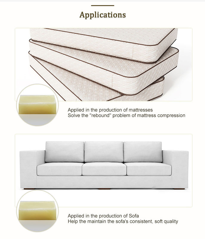 CAS 9009-54-5 Polyolefin Hot Melt Adhesive For Sofa Mattress